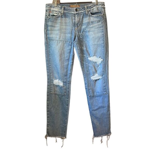 Joe’s Jeans Finn Ankle Skinny Carpenter Distressed‎ Japanese Denim size 30 - Picture 1 of 7